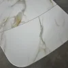 Tavolo Allungabile da 180 a 260 cm in Gres Sintered Stone Finitura Calacatta - Vortex