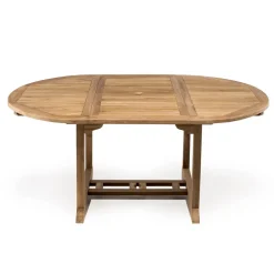Tavolo Allungabile da Giardino in Teak Naturale – Yggdrasil