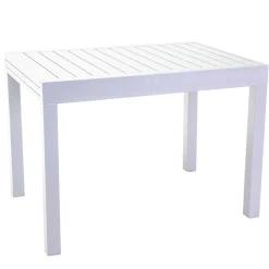 Tavolo Allungabile da Giardino Realizzato Interamente in Alluminio - Foglio