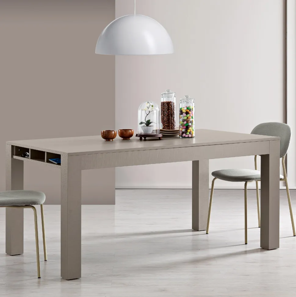 Tavolo Allungabile da Soggiorno in Melaminico Made in Italy - Ondine