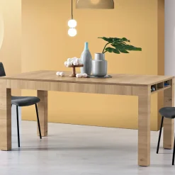 Tavolo Allungabile da Soggiorno in Melaminico Made in Italy - Ondine