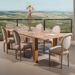 Tavolo Allungabile da Soggiorno Realizzato in Legno Teak Massello - Fidia