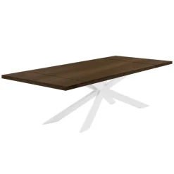 Tavolo Allungabile Fino a 300 cm con Piano Impiallacciato Made in Italy - Grotta
