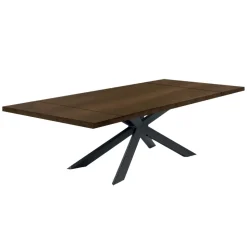 Tavolo Allungabile Fino a 300 cm con Piano Impiallacciato Made in Italy - Grotta