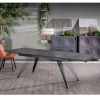 Tavolo Allungabile fino a 240 cm in Ceramica e Metallo - Bouquet