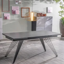 Tavolo Allungabile fino a 240 cm in Ceramica e Metallo - Bouquet