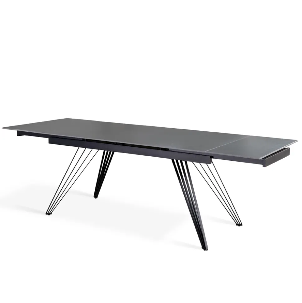 Tavolo Allungabile fino a 240 cm in Ceramica e Metallo - Bouquet
