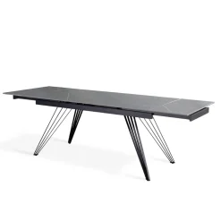 Tavolo Allungabile fino a 240 cm in Ceramica e Metallo - Bouquet