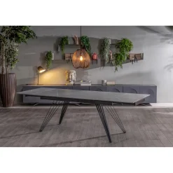 Tavolo Allungabile fino a 240 cm in Ceramica e Metallo - Bouquet