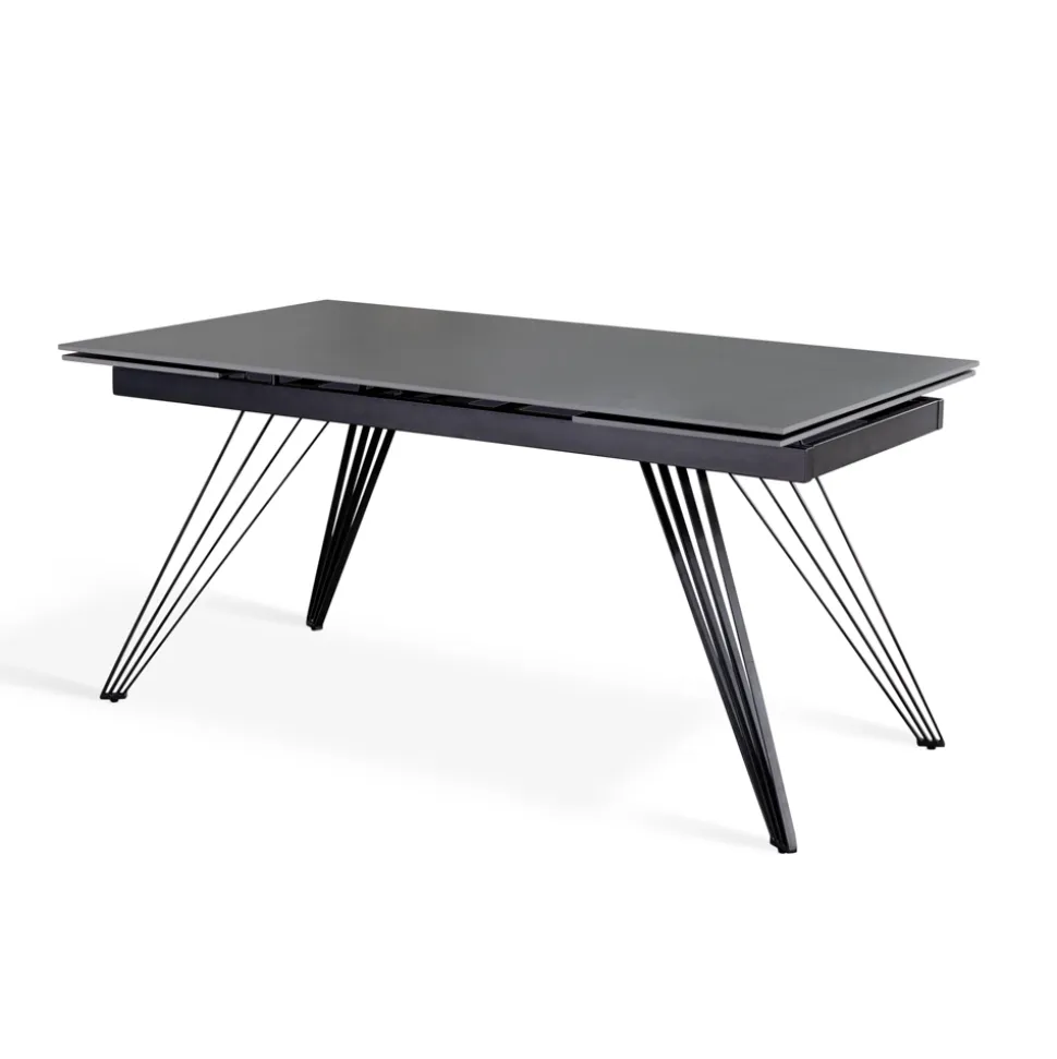 Tavolo Allungabile fino a 240 cm in Ceramica e Metallo - Bouquet
