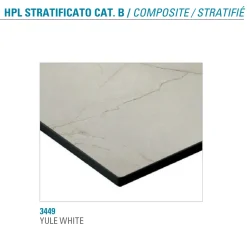 Tavolo Allungabile Fino a 300 cm in Hpl Stratificato Made in Italy - Bastiano