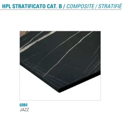 Tavolo Allungabile Fino a 300 cm in Hpl Stratificato Made in Italy - Bastiano