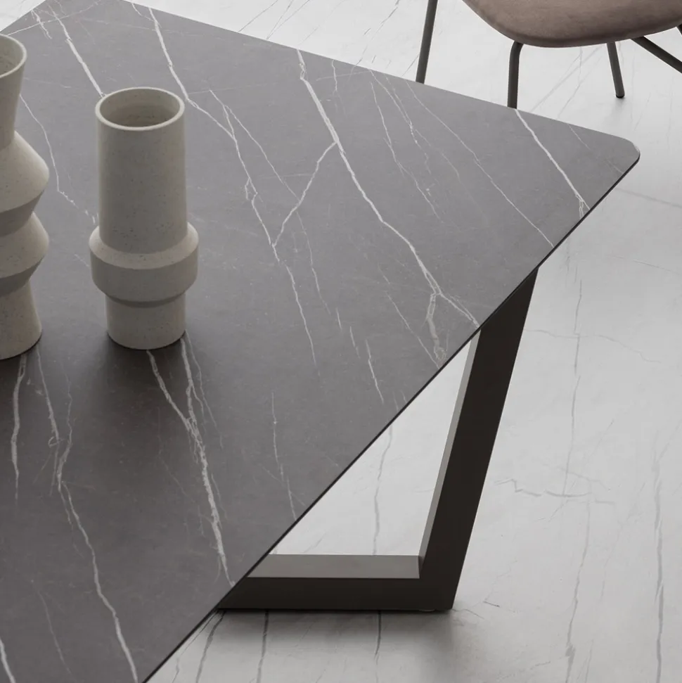 Tavolo Allungabile Fino a 300 cm in Hpl Stratificato Made in Italy - Bastiano