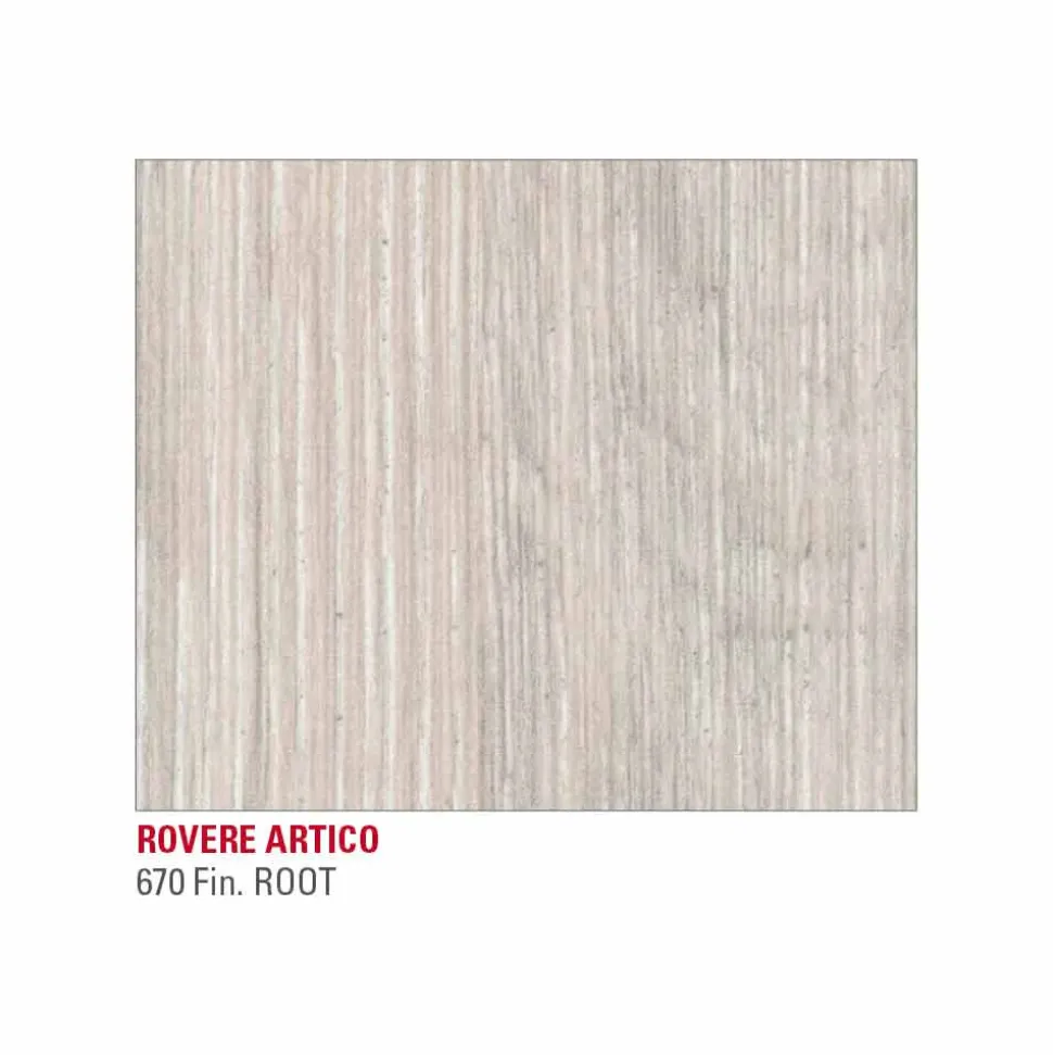 Tavolo Allungabile Fino a 222 cm in Hpl Effetto Legno Made in Italy - Vulcano