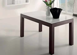 Tavolo Allungabile fino a 270 cm in Vetro e Legno Frassino Made in Italy – Homer