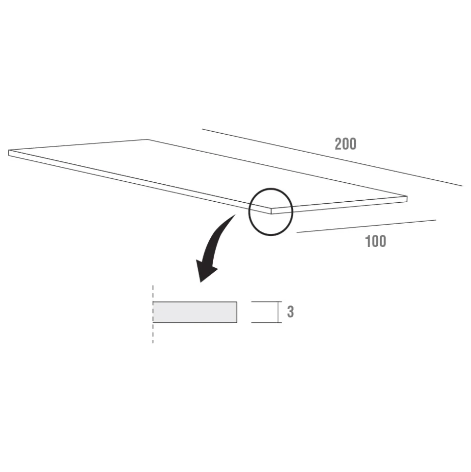 Tavolo Allungabile Fino a 280 cm in Fenix Made in Italy, Pregiato - Aresto