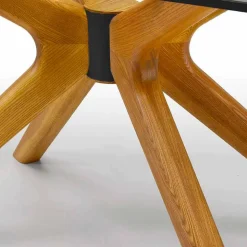 Tavolo Allungabile Fino a 260 cm in Gres e Legno, Lusso Made in Italy - Malita