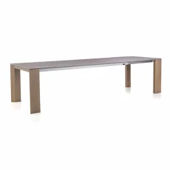 Tavolo Allungabile Fino a 300 cm in Ceramica e Gambe in Legno - Ipanemo