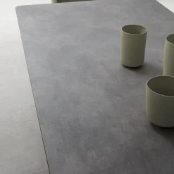 Tavolo Allungabile Fino 300 cm Base in Metallo Made in Italy - Bastiano