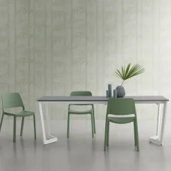 Tavolo Allungabile Fino 238 cm con Piano in Laminam Made in Italy - Pablito