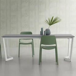 Tavolo Allungabile Fino 238 cm con Piano in Laminam Made in Italy - Pablito