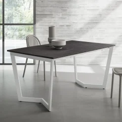Tavolo Allungabile Fino 238 cm in Metallo e Hpl Made in Italy - Pablito