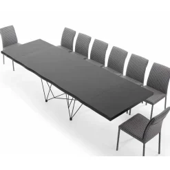 Tavolo Allungabile Fino 300 cm in Legno Impiallacciato Made in Italy – Ezzellino