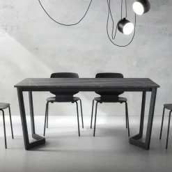 Tavolo Allungabile Fino 238 cm Metallo e Hpl Colorato Made in Italy - Pablito