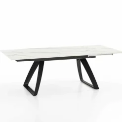 Tavolo allungabile fino 270 cm moderno con gambe in metallo, Villongo