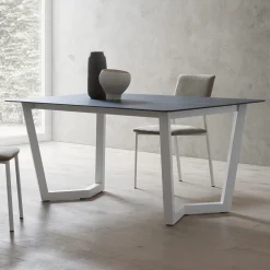 Tavolo Allungabile Fino 300 cm Piano Hpl Stratificato Made in Italy - Bastiano