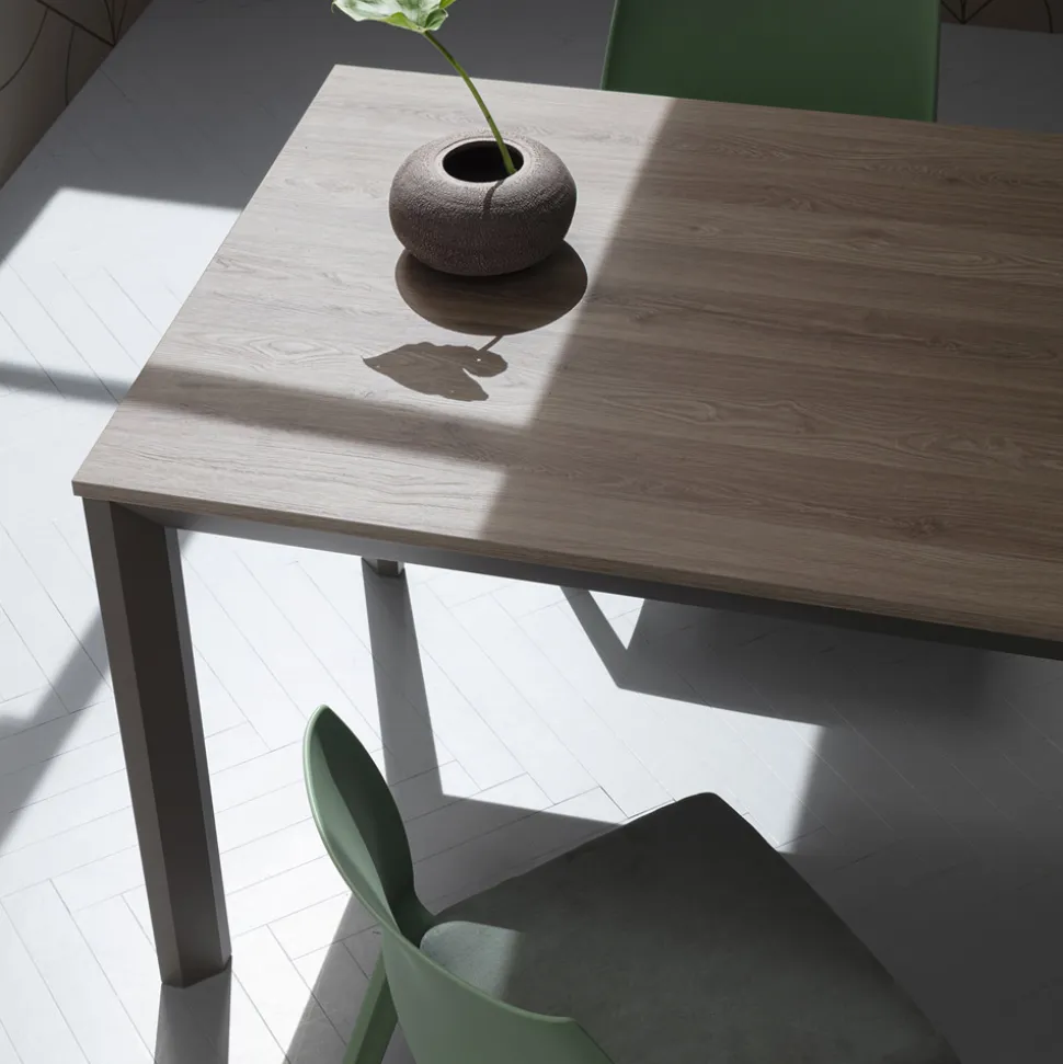 Tavolo Allungabile Fino 240 cm Piano Hpl Colorato Made in Italy - Filiberto