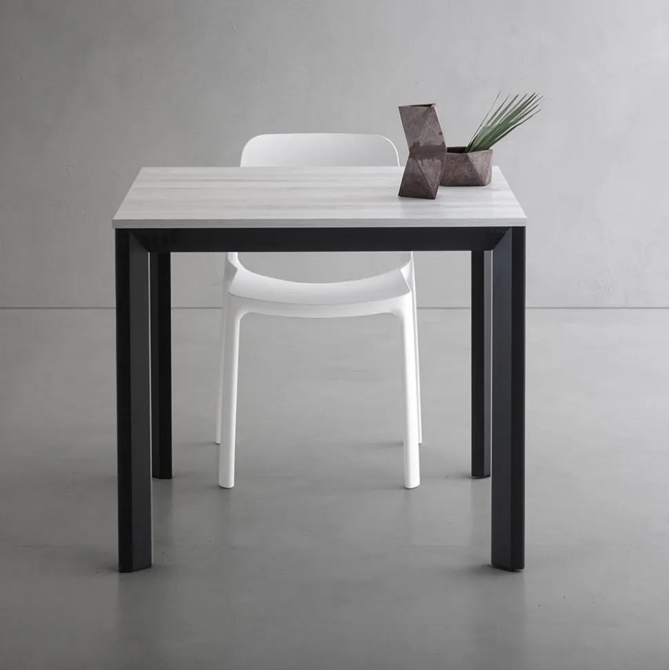 Tavolo Allungabile Fino 232 cm Quadrato in Hpl Made in Italy - Filiberto