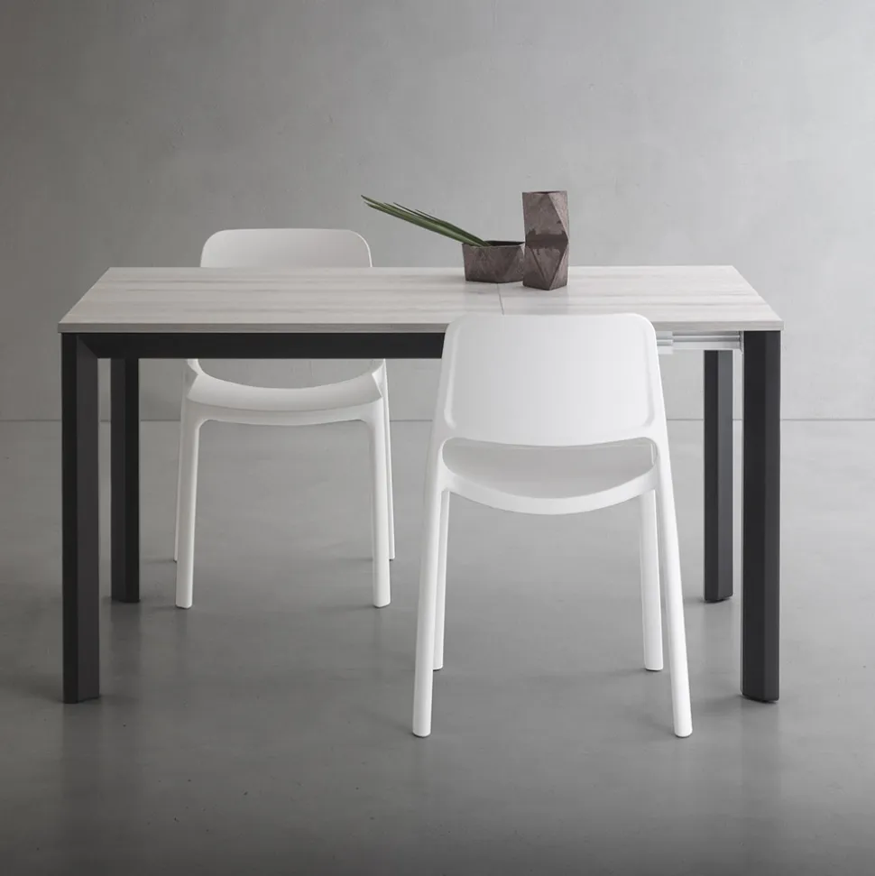 Tavolo Allungabile Fino 232 cm Quadrato in Hpl Made in Italy - Filiberto