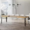 Tavolo Allungabile Fino 4 mt in Legno Nobilitato e Ferro Made in Italy – Marella