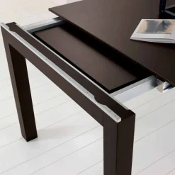 Tavolo Allungabile in Legno Frassino con Fasce Laterali Verniciato Grigio – Ketla