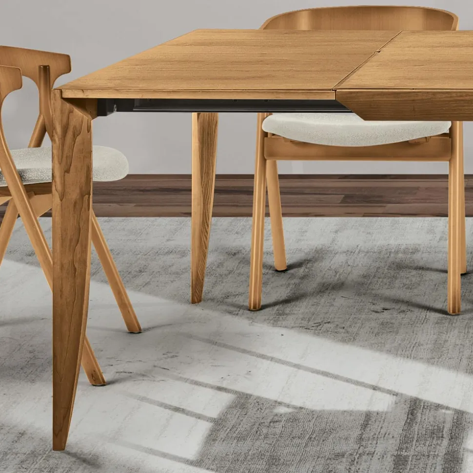 Tavolo Allungabile in Legno Massello di Frassino in Diverse Finiture - Ferenc