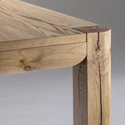 Tavolo Allungabile in Listellare e Gambe Quadrotto Made in Italy - Rillian