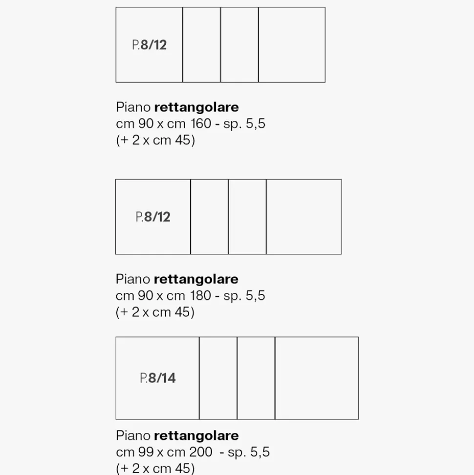Tavolo Allungabile in Melaminico di 2 Diverse Finiture Made in Italy - Tecna