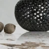 Tavolo Allungabile in Metallo e Piano in Ceramica Finitura Marmo Onice - Marche