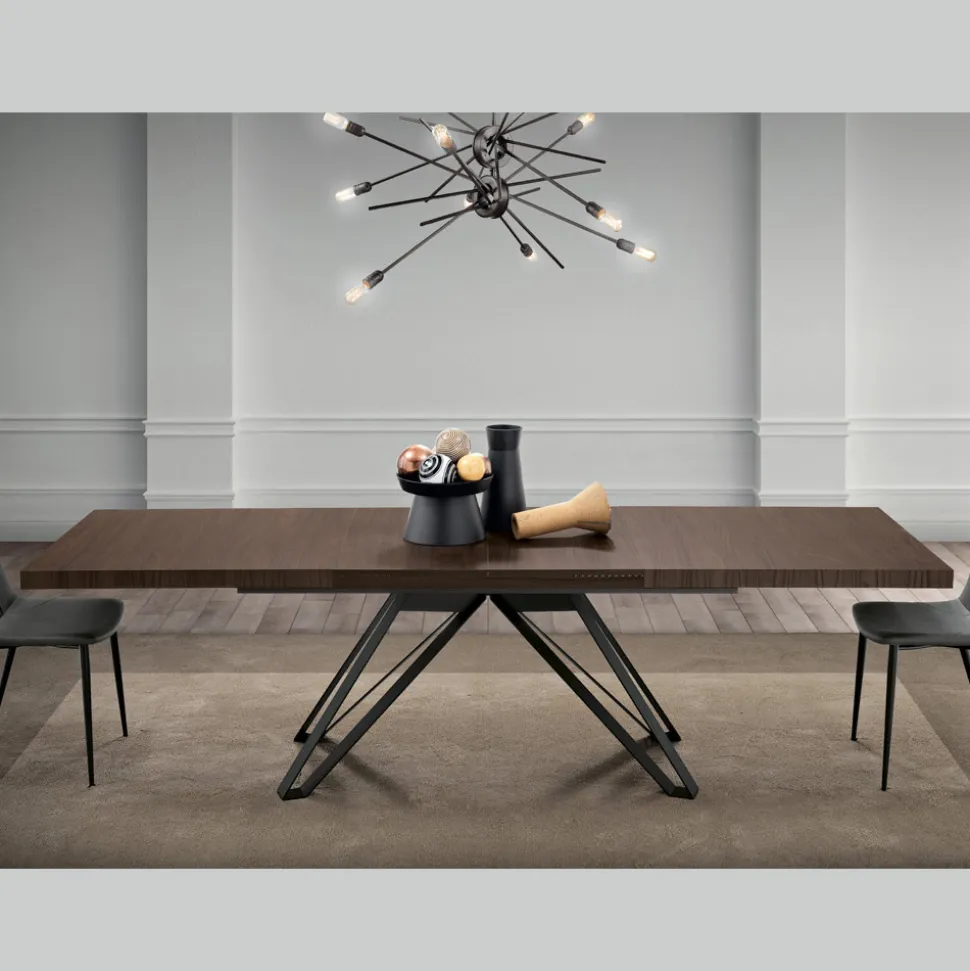 Tavolo Allungabile in Metallo e Melaminico Folding Made in Italy - Meluso