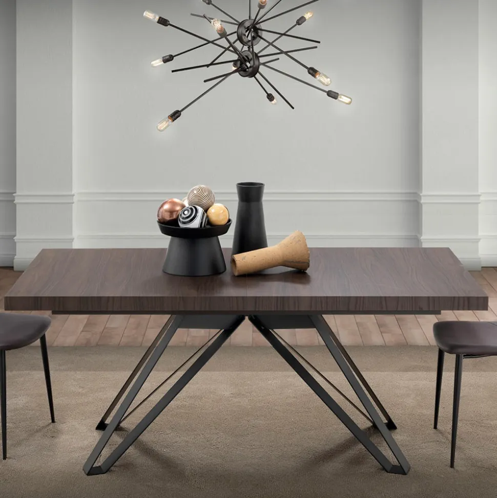 Tavolo Allungabile in Metallo e Melaminico Folding Made in Italy - Meluso