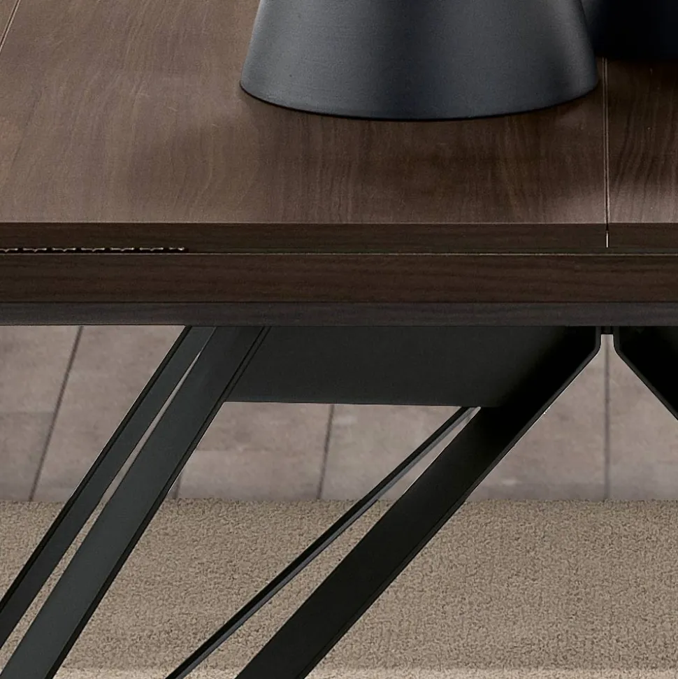 Tavolo Allungabile in Metallo e Melaminico Folding Made in Italy - Meluso