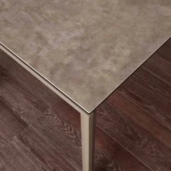 Tavolo allungabile moderno con piano in vetro ceramica Filadelfia
