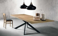 Tavolo Allungabile Moderno in Legno Rovere Made in Italy - Oncino