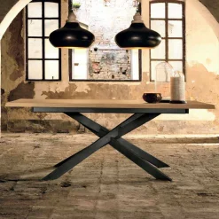 Tavolo Allungabile Moderno in Legno Rovere Made in Italy - Oncino