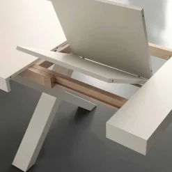 Tavolo allungabile moderno in nobilitato e Mdf Denver