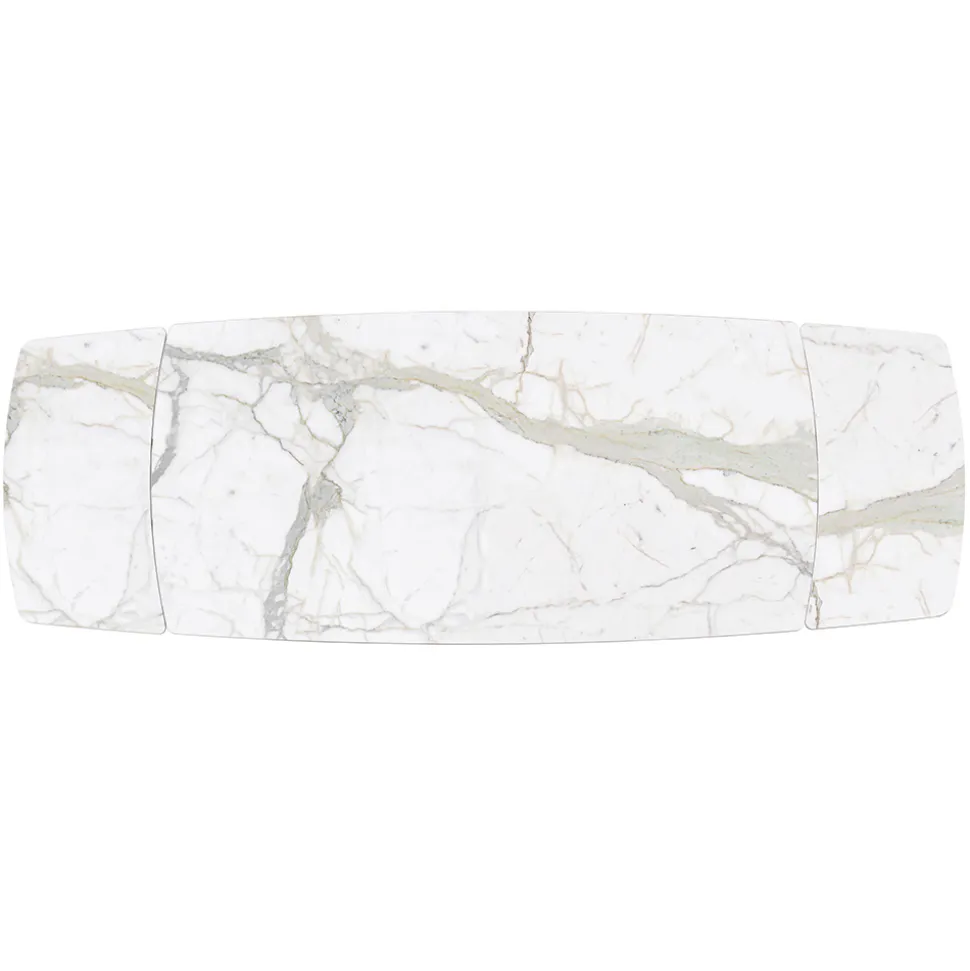 Tavolo Allungabile Realizzato con Piano in Ceramica e Base in Ferro - Incrocio