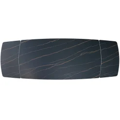 Tavolo Allungabile Realizzato con Piano in Ceramica e Base in Ferro - Incrocio