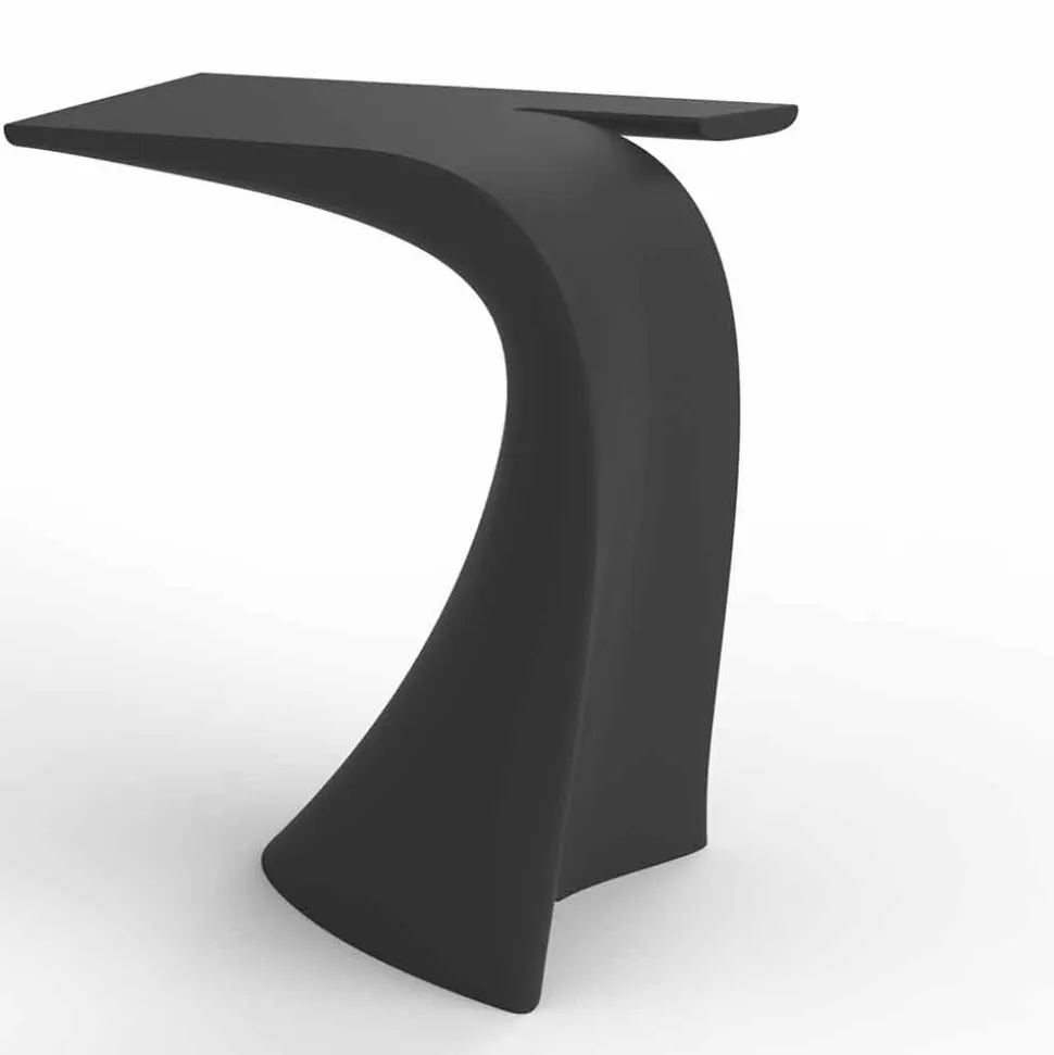 Tavolo alto da esterno H 100 cm di design, in polietilene, Wing Vondom