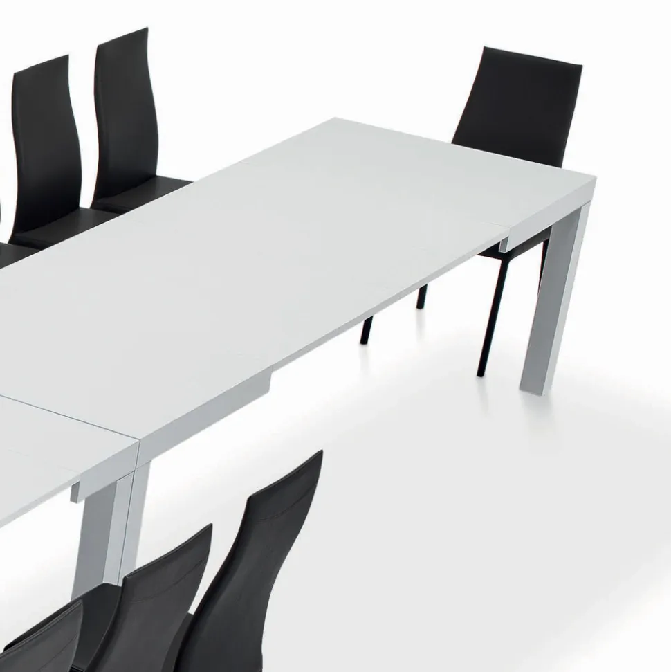 Tavolo con Allunghe Interne e Bordo Folding in Laminato Made in Italy - Gordito